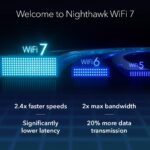 NETGEAR Nighthawk Dual-Band WiFi 7 Router (RS140) - Image 2