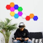 Vcwtty Hexagon Lights, Smart LED Wall Lights - Image 3