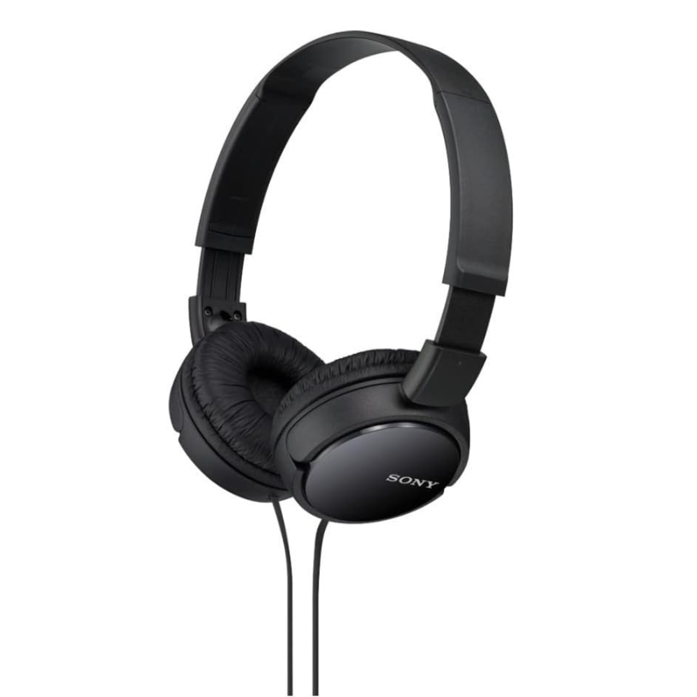 Untitled-design-2026-04-13T033802.595.png Sony ZX Series Wired On-Ear Headphones, Black MDR-ZX110 - Image 1